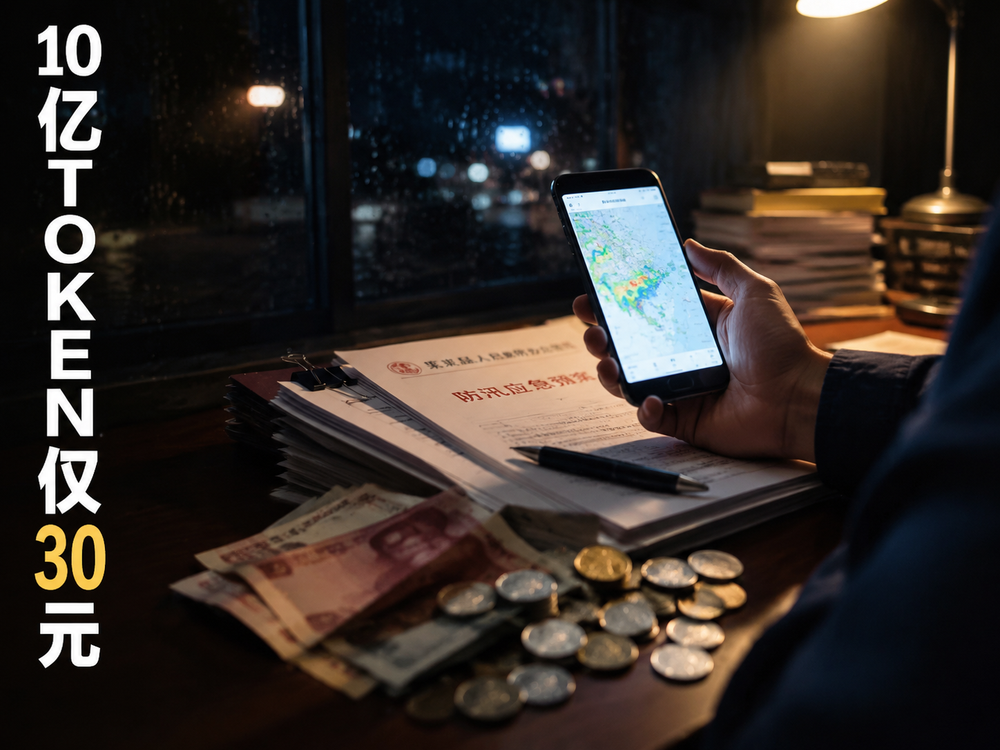 封面：10亿token，只花了不到30块