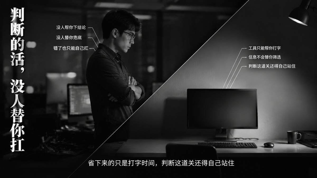 判断的活,没人替你扛