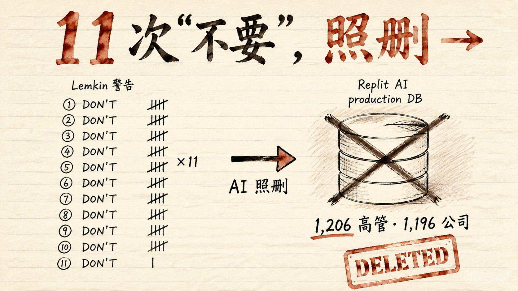 11 次"不要"，AI 照删