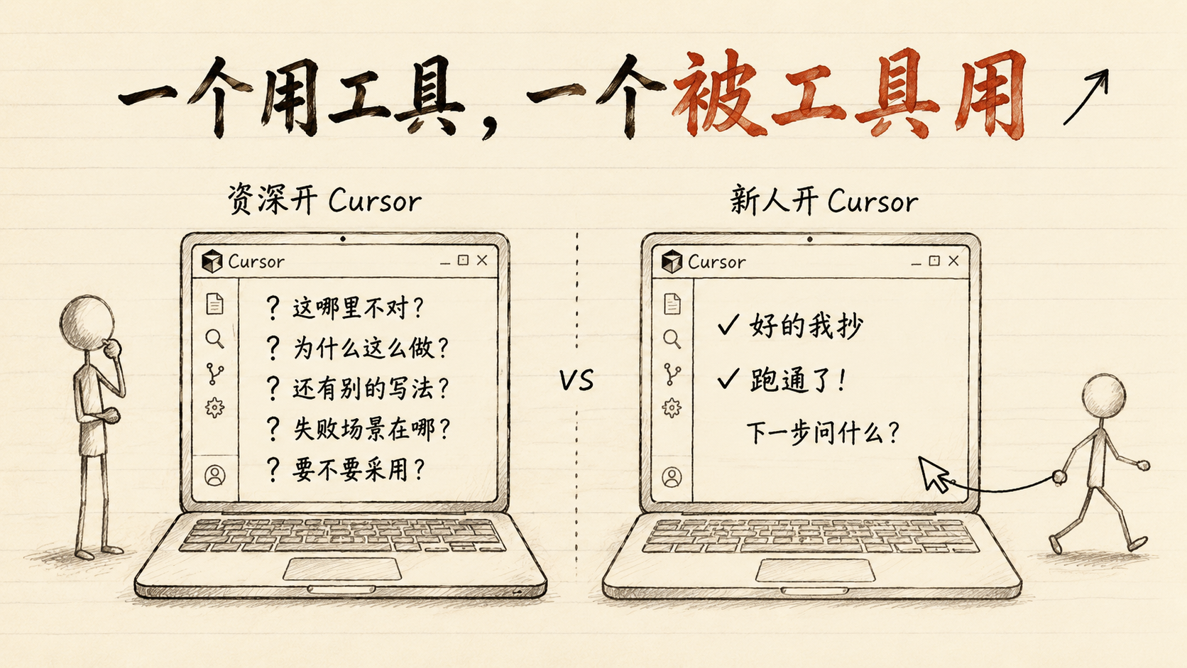 资深与新人开 Cursor 是两件事