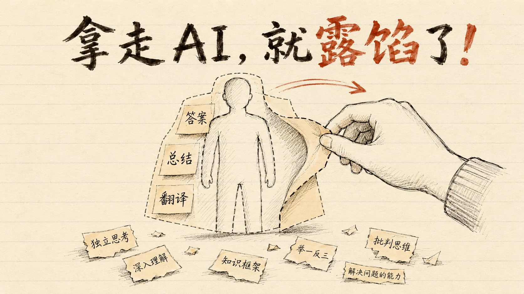 图 2 拿走 AI,就露馅了