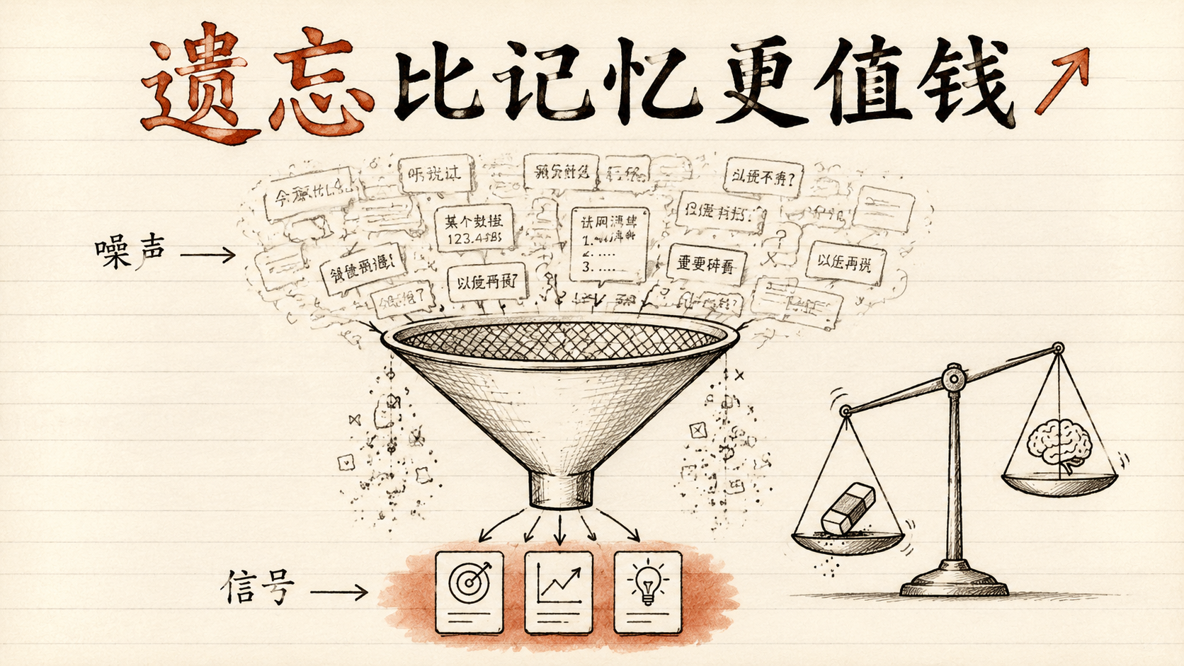 遗忘比记忆更值钱——噪声过滤才是真功夫