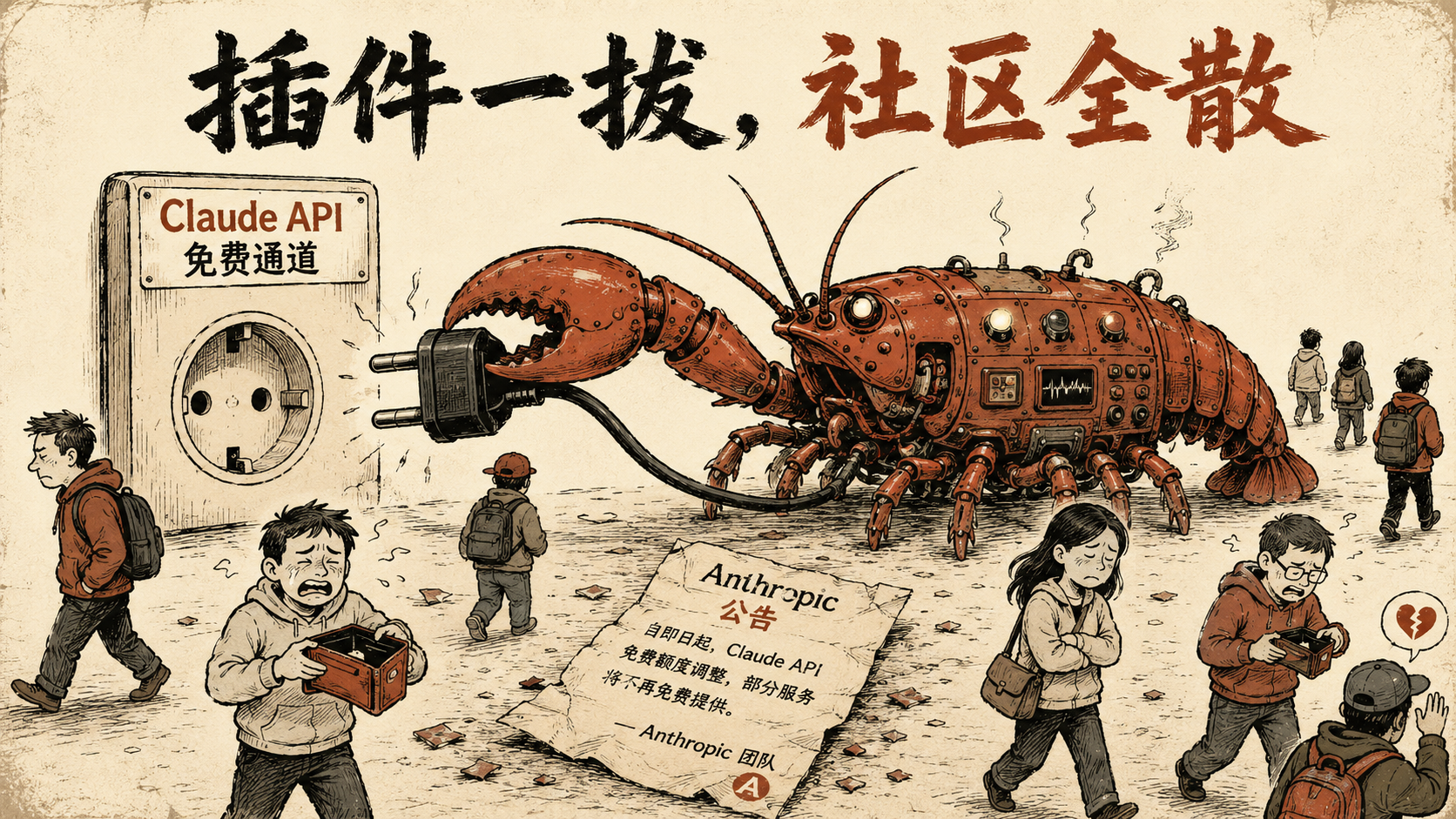 插件一拔，社区全散