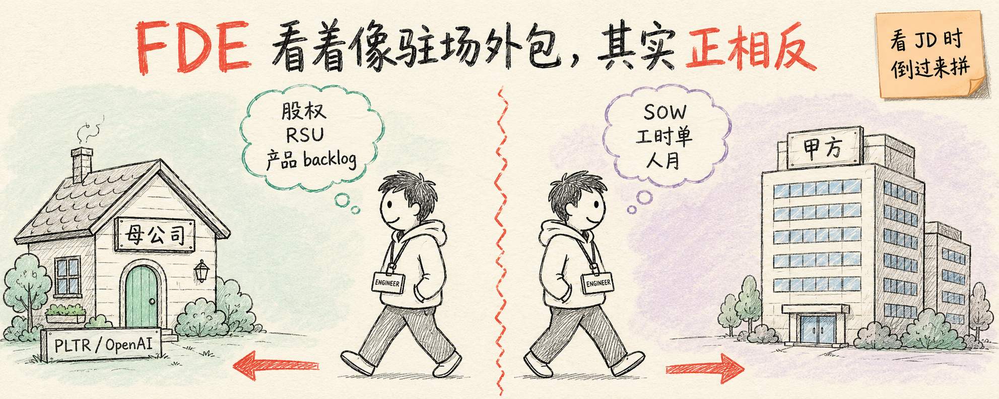 封面：FDE 看着像驻场外包，其实正相反