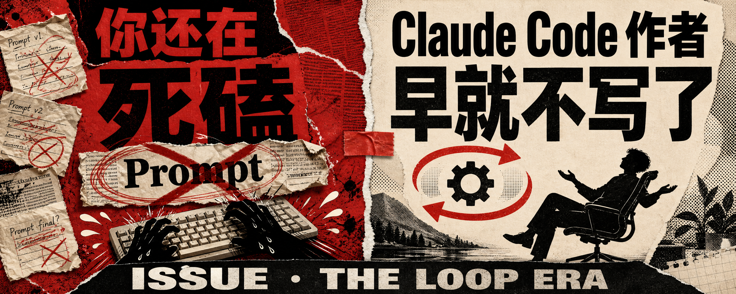 封面：Claude Code 作者早就不写 Prompt 了