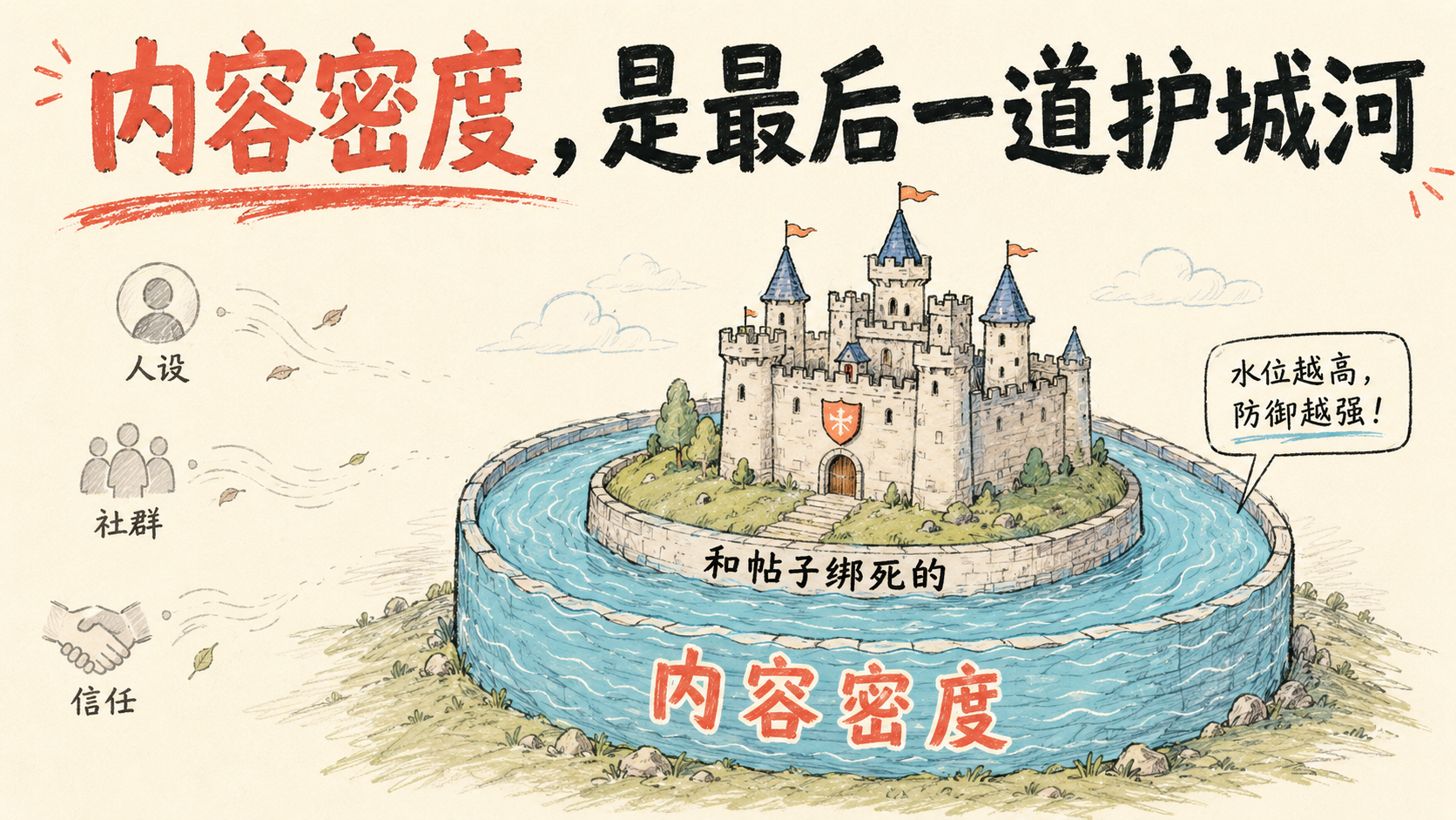 内容密度，是最后一道护城河