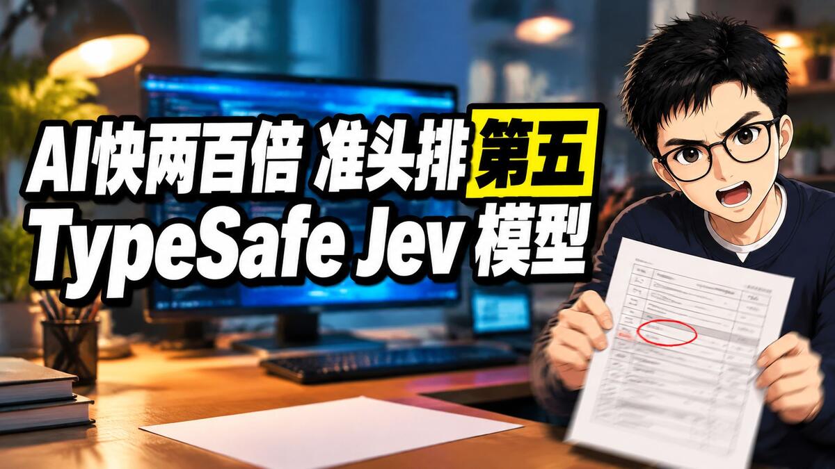 AI 快 193 倍便宜 444 倍？自家评测表里却只排第五｜TypeSafe Jev 实测拆解