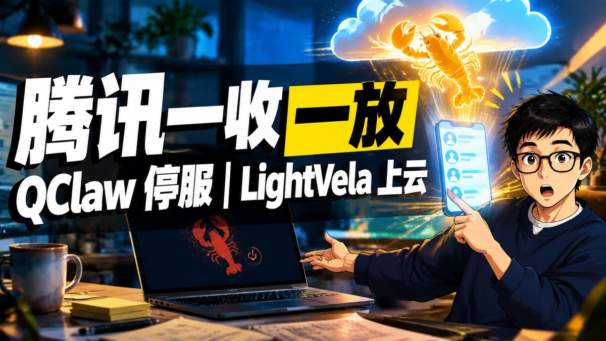 腾讯关掉自家小龙虾 QClaw，又养了一只云上的 LightVela