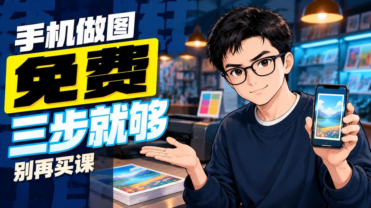 手机上免费做图三步就够：腾讯元宝五个场景照抄