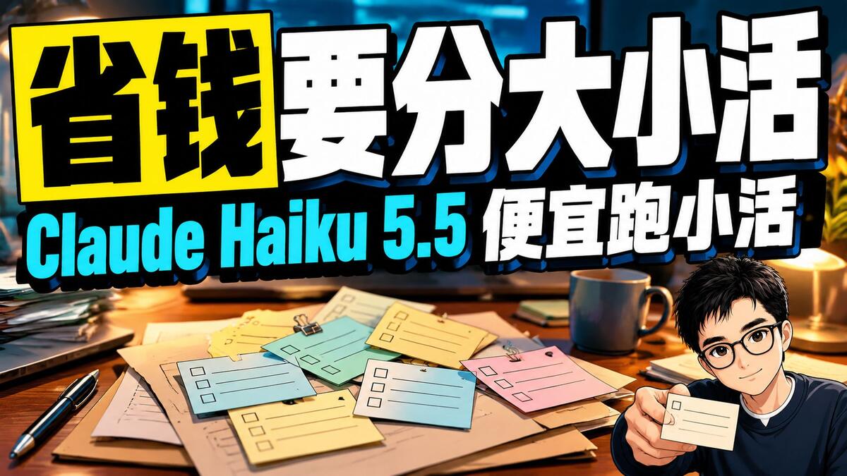 Claude Haiku 5.5 发布：便宜，小活别再用贵模型