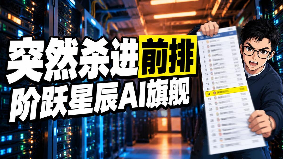 阶跃星辰AI旗舰 突然杀进前排