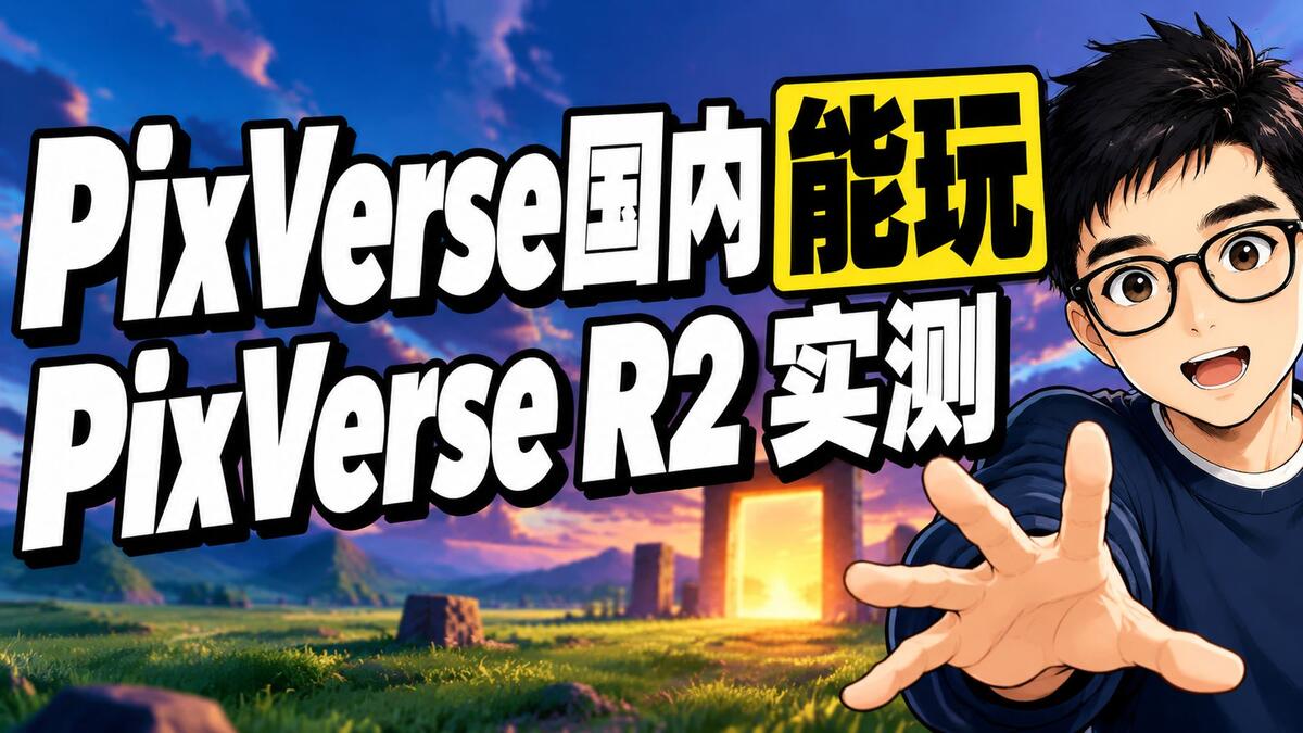 PixVerse R2 实测：国内直连，能走进去玩的AI世界