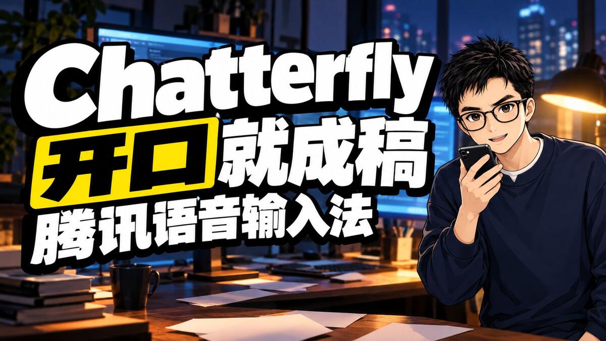 腾讯 Chatterfly 内测了，我换了四个语音输入法才停在这