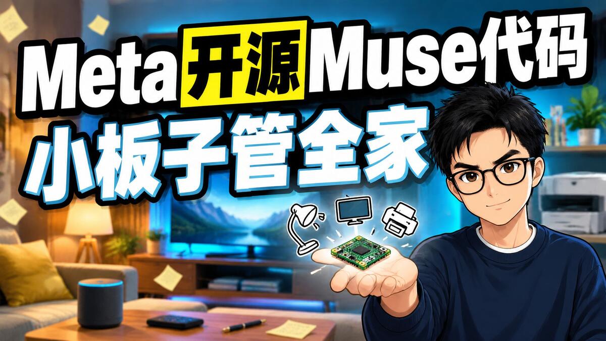 Meta开源Muse硬件代码：几十块的小板子，也能变成你的AI管家