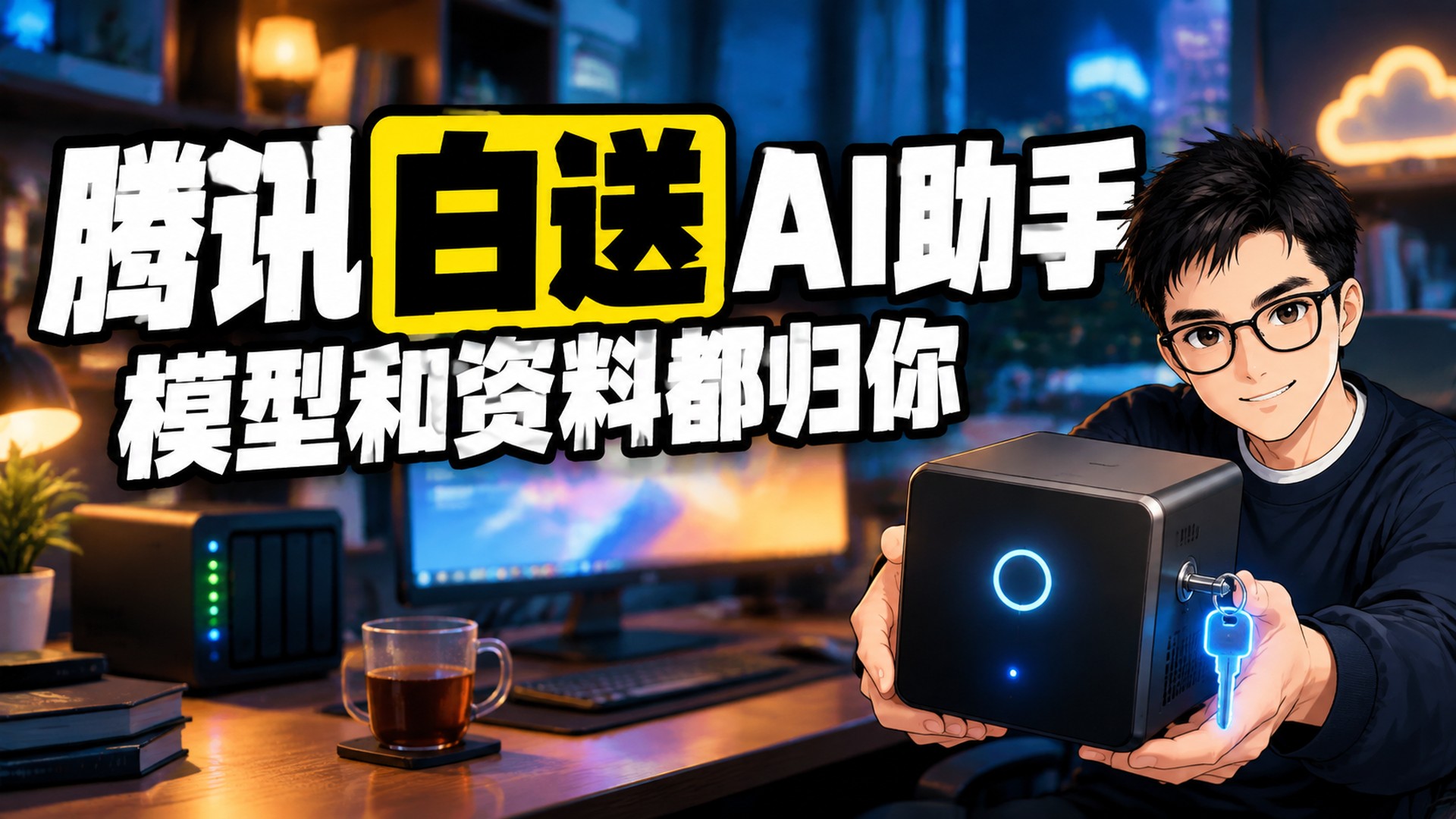 腾讯又开源一个 AI 助手，这次能接你自己的模型