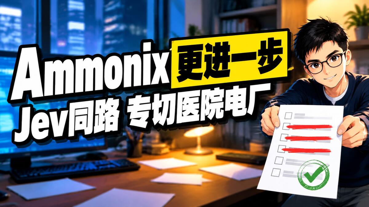 与Jev同路 Ammonix更进一步