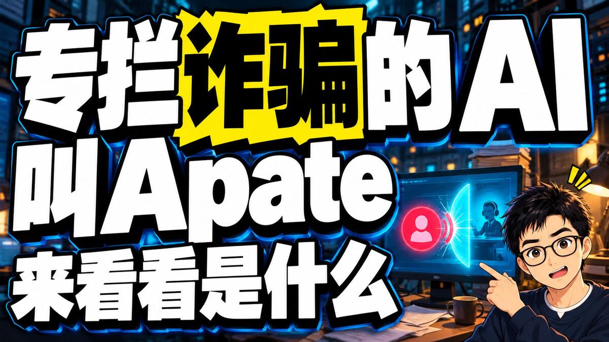 Apate AI 专拦诈骗电话：到底是什么、怎么拦