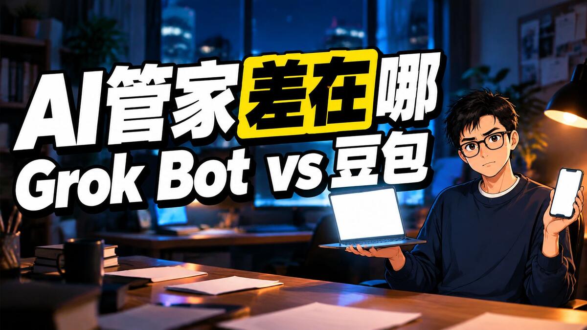 AI管家Grok Bot、Manus 2.0跟豆包差在哪