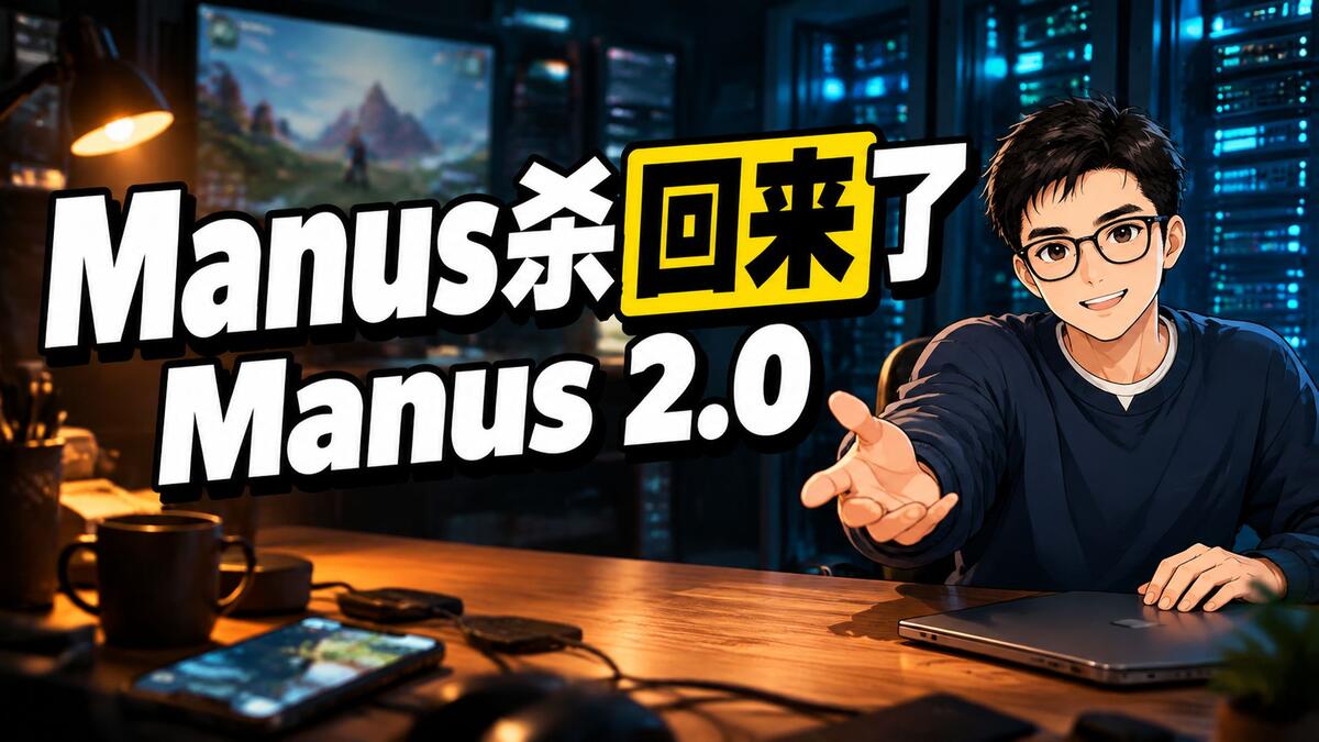 Manus回来了：2.0能做视频、做游戏，AI还有了自己的电话号码