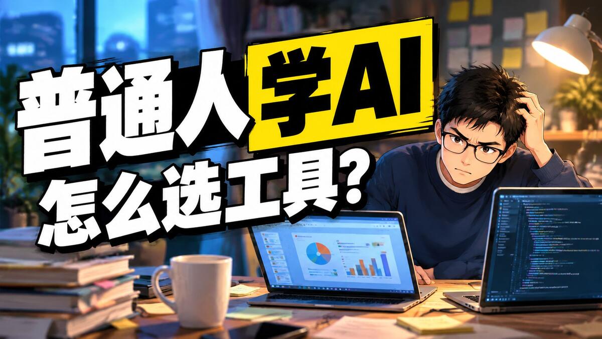 普通人学AI怎么选工具？办公助手和编程助手讲透