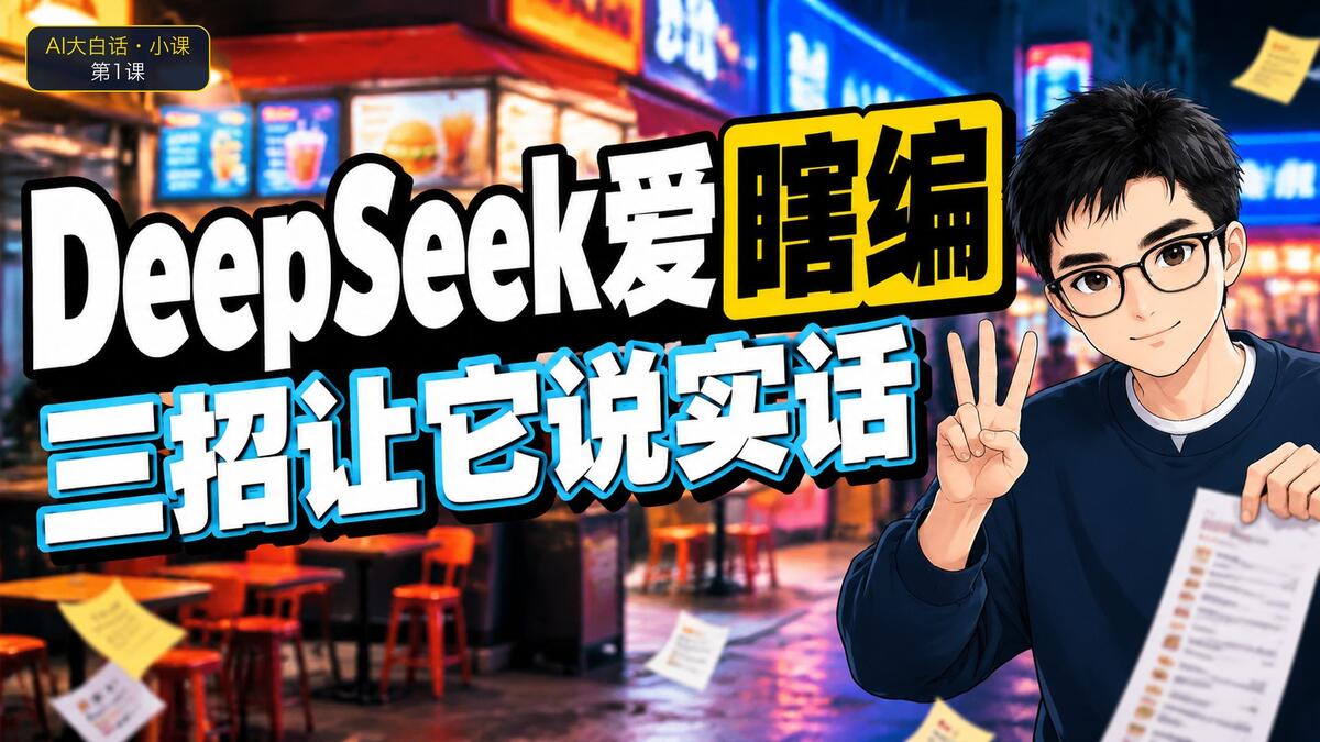 AI一本正经瞎编怎么办？三招让它说实话
