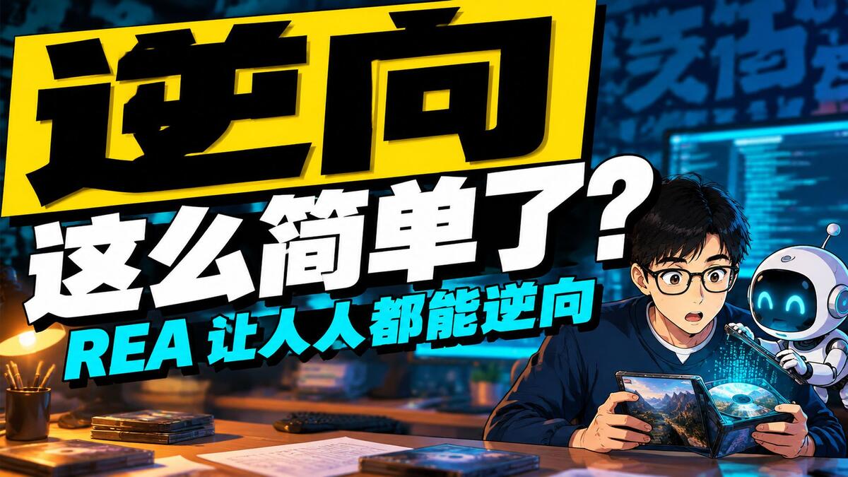 逆向这么简单了？REA 让人人都能逆向，连使命召唤都被 AI 复刻
