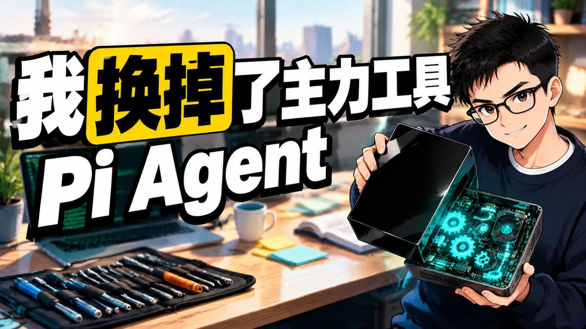我换掉了主力 AI 编程工具，换成开源的 Pi Agent