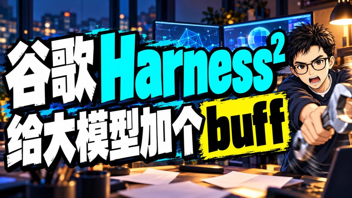 谷歌研究院Harness²：GLM-5改外壳平均分从64.2到75.7