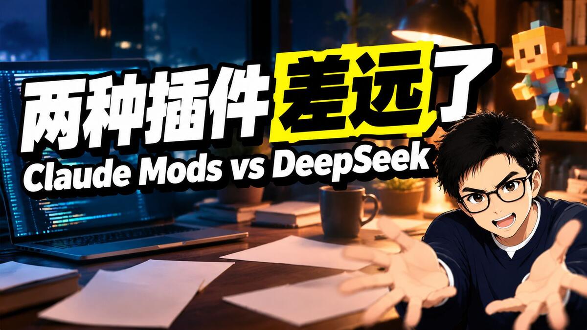 Claude Code的Mods是啥？跟DeepSeek Harness插件两码事